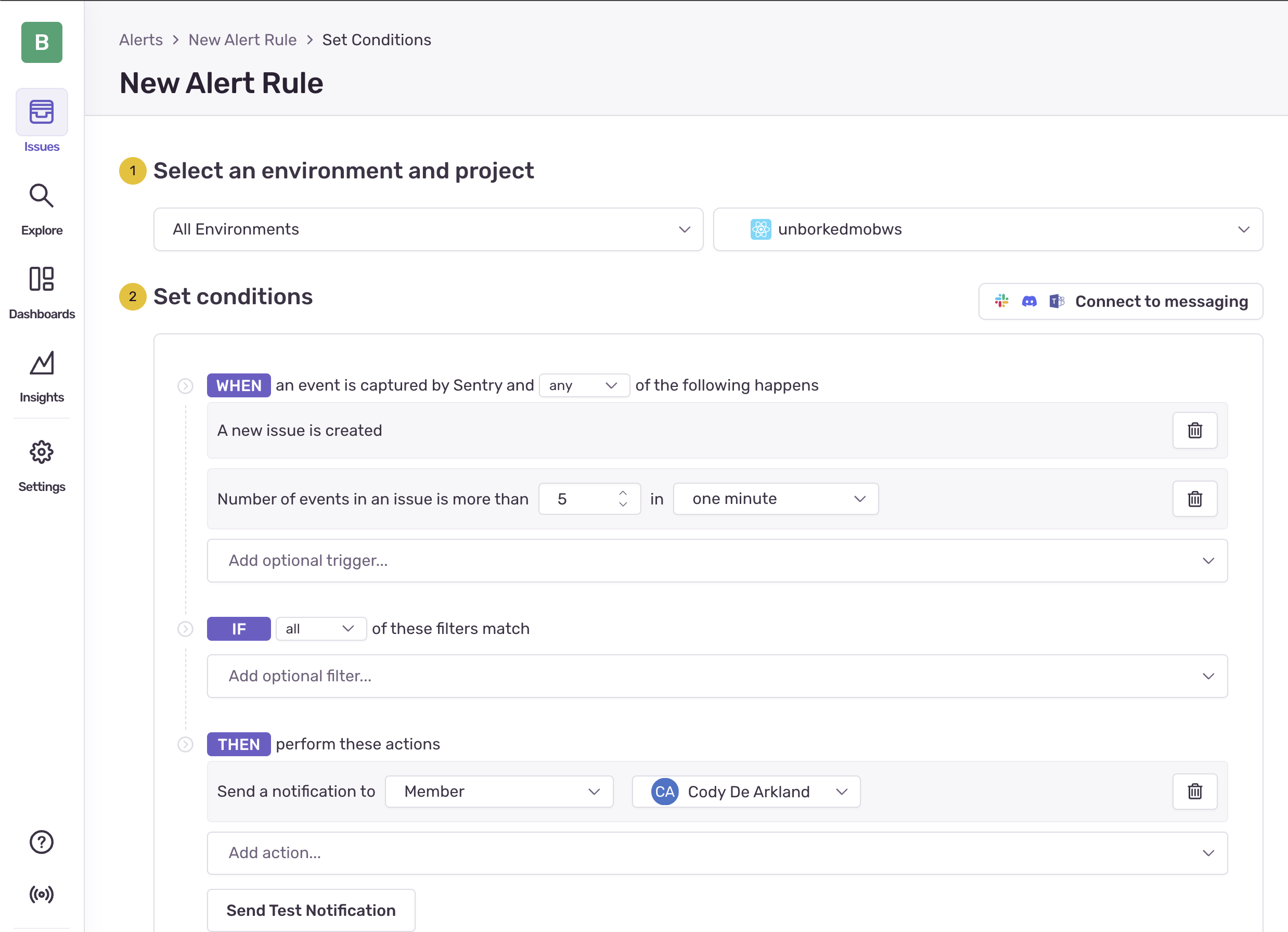 Alert Configuration